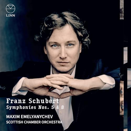 CD cover featuring portrait of Maxim Emelyanychev, conductor.