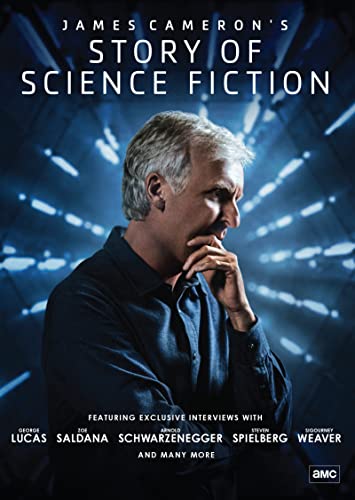 DVD cover featuring James Cameron with a sci-fi background.