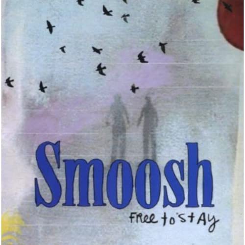CD cover with silhouettes of two people and flying birds.