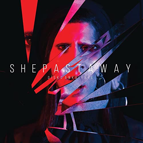 Album cover for She Past Away’s “Belirdi Gece” featuring a fragmented portrait.