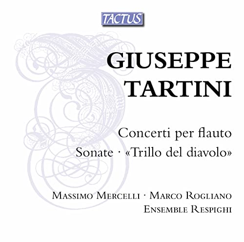 CD cover for Giuseppe Tartini’s flute concerti and sonatas.