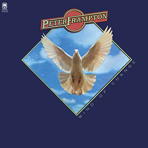 CD cover: Peter Frampton’s “Wind of Change” featuring a white dove in flight.