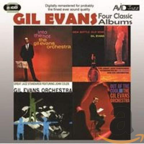 CD cover for Gil Evans' Four Classic Albums, featuring orchestral imagery.