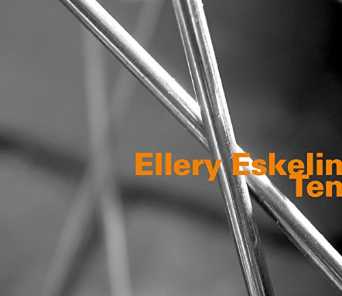 CD cover for Ellery Eskelin & Andrea Parki’s “Ten” with abstract metal lines.