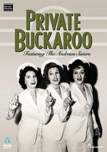 DVD cover for "Private Buckaroo" featuring three smiling women in nurse uniforms.
