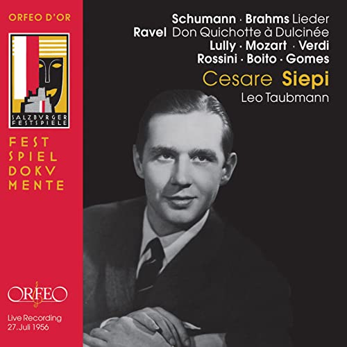 CD cover featuring Cesare Siepi, a portrait of the opera singer.