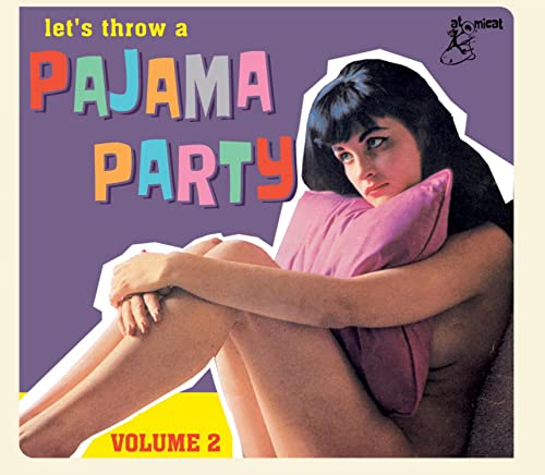 CD cover: woman with pillow, text “Pajama Party Volume 2”.