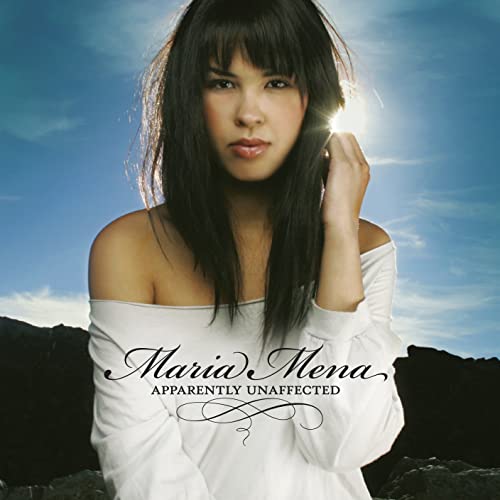 CD cover featuring Maria Mena, a woman with dark hair and pale skin.