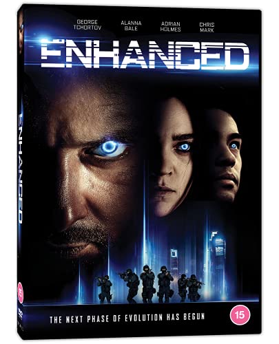 DVD cover for "Enhanced" featuring faces with glowing blue eyes.