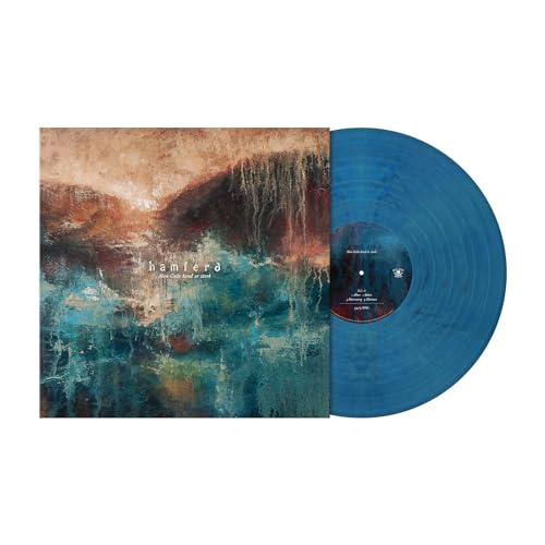 Hamferd vinyl record with abstract, textured cover art and blue disc.