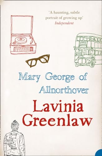 Book cover with sketched illustrations of a record player, bus, and glasses.