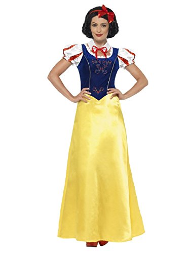 Smiffys Princess Snow Costume, Yellow, M - UK Size 12-14