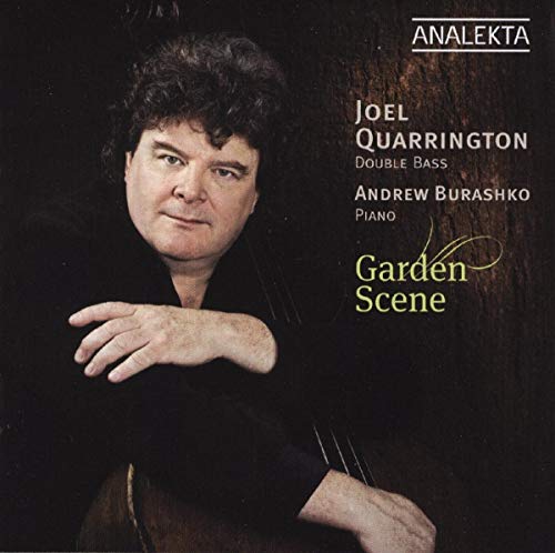 CD cover featuring portrait of double bassist Joel Quarrington.