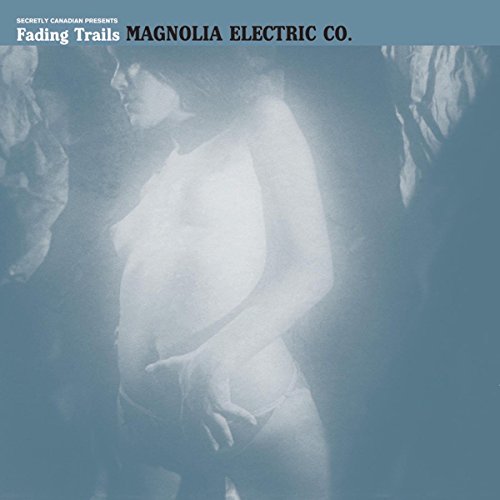 Album cover for Magnolia Electric Co.'s "Fading Trails," featuring a blurred figure.