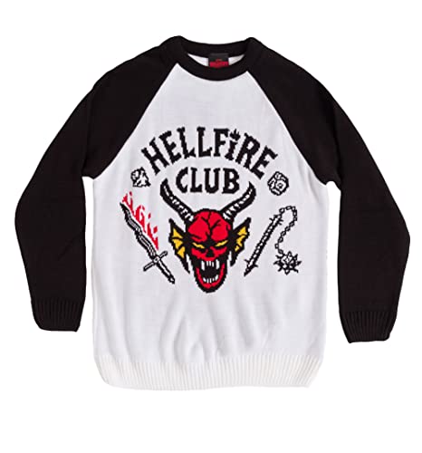 Stranger Things - Hellfire Club (Unisex Knitted Jumper) Small