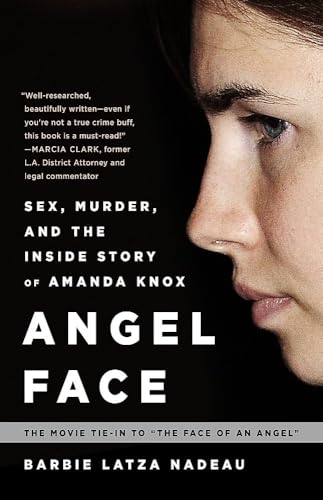 Book cover with a close-up portrait and bold white title: "Angel Face.