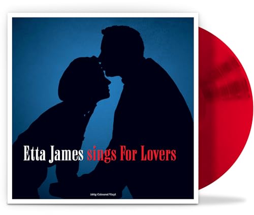 Etta James "Sings For Lovers" red vinyl record album cover.