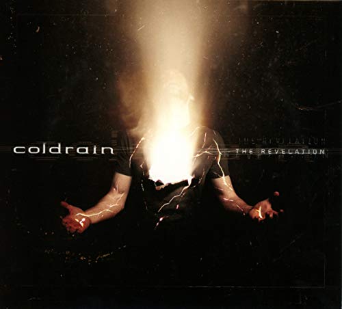 CD cover for Coldrain’s “The Revelation” featuring a figure engulfed in light.