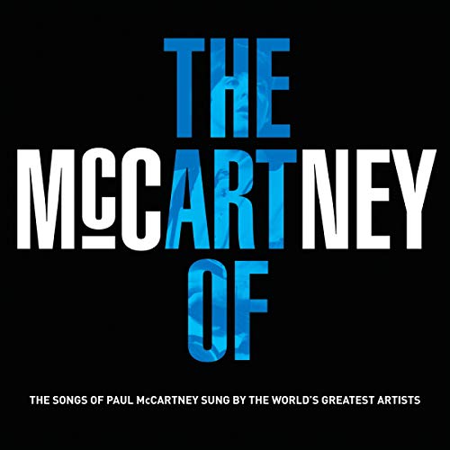 Black album cover with white and blue text reading "The Art Of McCartney.