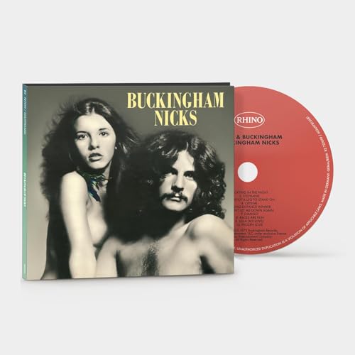 Buckingham Nicks CD cover with portraits of a man and woman.