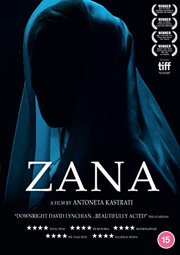 Zana DVD cover: shrouded figure with the film title in white text.