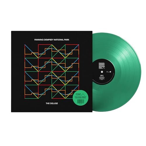 Vinyl record of “The Deluge” by Fanning Dempsey National Park, green color.