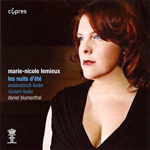 CD cover featuring a portrait of red-haired opera singer Marie-Nicole Lemieux.