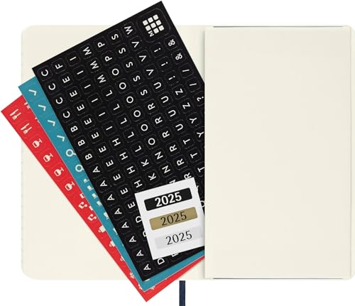 Moleskine 2025 12-Month Weekly Pocket Softcover Notebook: Sapphire Blue