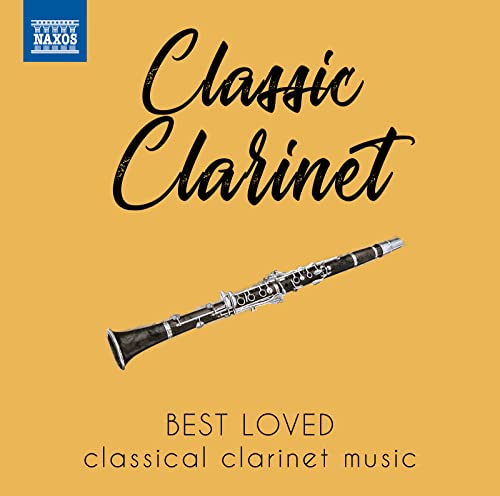 CD cover with a clarinet and text: "Classic Clarinet, Best Loved.