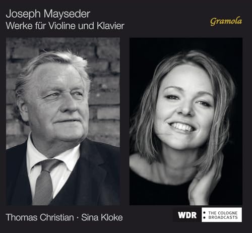 CD cover featuring portraits of two musicians, Thomas Christian and Sina Kloke.