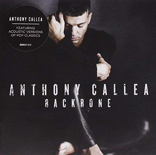 CD cover for Anthony Callea’s “Backbone” featuring a portrait of the artist.
