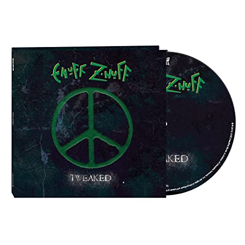 Enuff Znuff "Tweaked" CD with peace sign and green text.