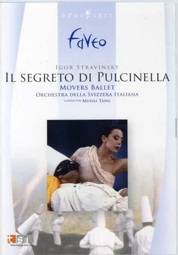 DVD cover for Stravinsky’s “Il Segreto Di Pulcinella” ballet performance.