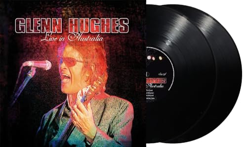 Glenn Hughes “Live in Australia” vinyl record with artist portrait.