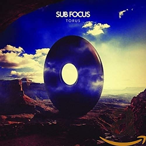 CD cover for Sub Focus’s “Torus” featuring a dark, floating ring.
