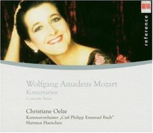CD cover featuring a portrait of opera singer Christiane Oelze.
