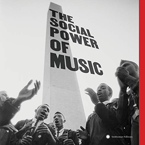 CD cover with text "The Social Power of Music" and a crowd.