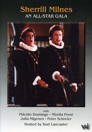 DVD cover for "Sherrill Milnes: An All-Star Gala" featuring two opera singers.