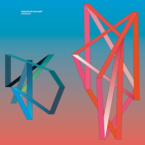 Album cover: abstract geometric shapes in pink, blue, and orange.