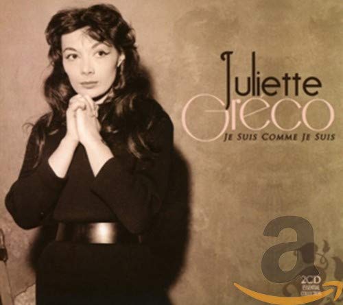 CD cover featuring a portrait of Juliette Greco with the title "Je Suis Comme Je Suis".