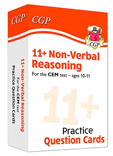 New 11+ CEM Non-Verbal Reasoning Practice Question Cards - Ages 10-11: for the 2022 tests (CGP 11+ CEM)