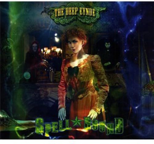 CD cover: woman in ornate dress, dark figures, glowing green accents.
