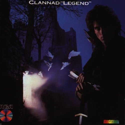 CD cover: man with long hair, birds, and a dark, misty landscape.