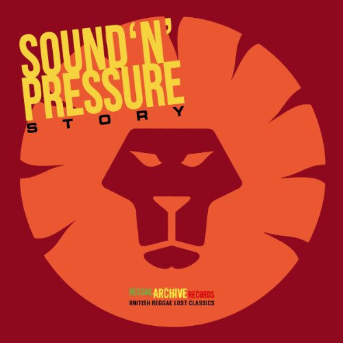 CD cover: red and orange tiger graphic with "Sound 'N' Pressure Story" text.