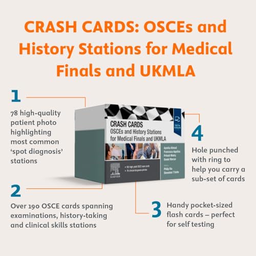 Crash Cards: OSCEs and History Stations for Medical Finals and UKMLA