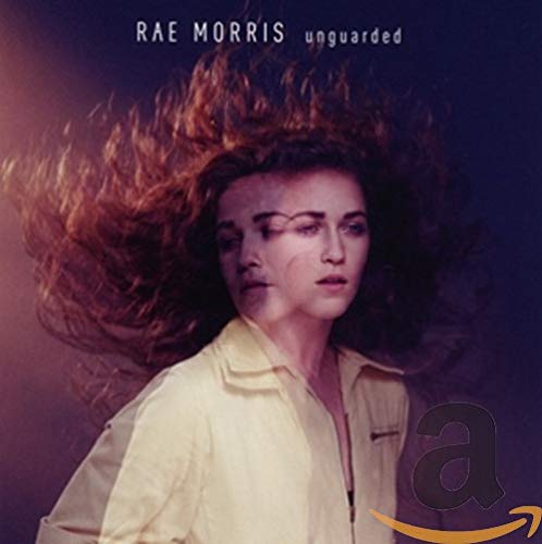 CD cover for Rae Morris’ “Unguarded” featuring a woman with flowing hair.