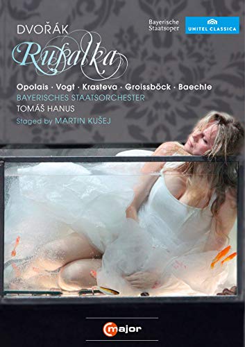DVD cover for Dvorak’s Rusalka, featuring a woman in water.