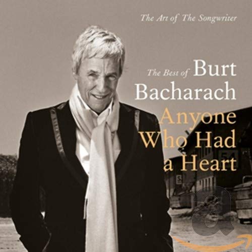 Burt Bacharach CD cover: portrait of a smiling older man in a suit.