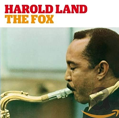 Harold Land album cover featuring a portrait of the saxophonist.