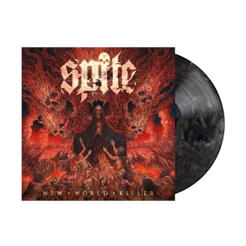 Spite New World Killer vinyl record with fiery, dark, demonic album cover art.